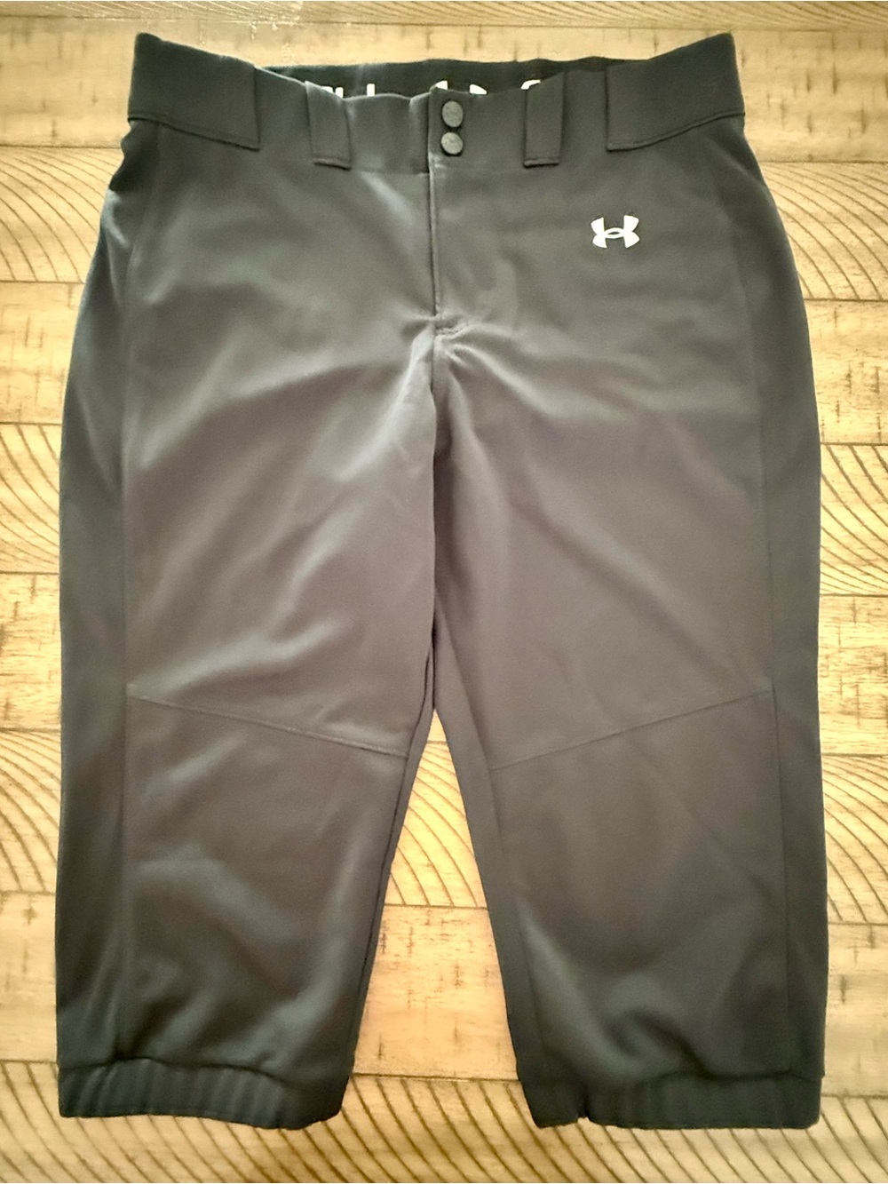 Under Armour Black Athletic Training Shorts with Logo